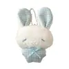 Colgante de Muñeca Conejito Ángel Lindo Llavero de Mochila para Niña Colgante de Juguete de Felpa Pareja Mejor Amigo Pequeño Adorno