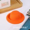 Materiales hechos a mano para manualidades sombrero pequeño joyería pequeña materias primas gorra desnuda decorativa pinza para el pelo gorra tela de lana gorra base para muñeca 7CM