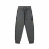 Cross-border STONE ISDREY Camisola Casual de Algodão Puro com Emblema Stone Island Calças Esportivas Casuais da Moda Masculinas