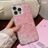 Funda para iPhone 16 Corazón Girly Rosa Lazo Manzana 17 Brillo Sueño Dulce Estilo Tendencia 12