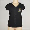 Comercio exterior original único al por mayor verano delgado europeo y americano holgado cómodo algodón camiseta básica otoño cuello en V letras simples