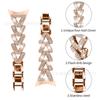 Adequado para Google Pixel Watch 1/3/4 Pulseira de Metal para Relógio com Diamantes, Pulseira para Pixel Watch com Diamante Torção Pequena