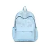 Mochila Casual Simples Leve Estampada Tendência Estilo Coreano de Grande Capacidade para Alunos do Ensino Fundamental, Médio, Superior e Universitário 2026