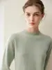Suéter de punto Loro Piana 100% cachemir puro listo para usar de primera línea para mujer, cálido, suave, liso, favorecedor, versátil, capa base de suéter