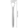Raspador de Lengua de Acero Inoxidable Forma de U Limpiador de Recubrimiento Lingual Herramienta de Limpieza Oral para Adultos