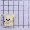 Ornamento de Urso Tridimensional Brilhante para Controle Central Acessórios de Resina Chaveiro Pingente Acessórios de Interior de Carro Acessórios de Carro