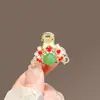 Estilo Onda Nacional Chinesa Presilha de Cabelo Hua Dan Nova Chinesa Alto Padrão Franja tamanho pequeno Pegador de Cabelo Hanfu Presilha Tubarão Adorno de Cabeça Elegante