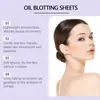 Papel Ouhoe Romántico de Lavanda Absorbente de Grasa para el Rostro Reduce la Oleosidad y Mantiene el Rostro Fresco y Cómodo para el Cuidado de la Piel