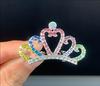 Coroa Infantil de Liga de Alta Qualidade Princesa Amor Pente Acessórios de Cabelo Strass Noiva Pérola Coroa de Aniversário Atacado
