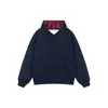 R56 # Llanura de Hebei 320g Algodón Chino Compuesto Forro Interior de Seda de Leche Sudadera con Capucha Cuadros Patchwork