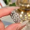 Anillo de Nariz de Cerdo Estilo Nuevo, Anillo de Moda Exquisito y Único para Mujeres, Versátil y de Gama Alta, Anillo Abierto Ajustable