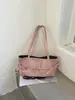 Outono/Inverno 2026 Novo Estilo Coreano Retrô Nicho Cadarço Ombro Único Bolsa de Axila Feminina Versátil Bolsa de Mão para o Dia a Dia Bolsa Tote