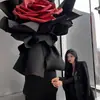 Adornos de Flores Artificiales de Rosa Grandes, Escaparates de Centros Comerciales, Toma de Fotos en Escenas de Bodas, Decoración de Puntos de Check-in de Celebridades de Internet