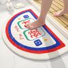 Tapetes de Piso Absorbentes para Baño, Tapetes para Pies de Inodoro, Tapetes de Puerta para Baño, Alfombras para Dormitorio de Puerta de Entrada, Tapetes Antideslizantes para Cocina
