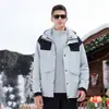 Jaqueta Enbu outono e inverno, jaqueta corta-vento masculina três em um para atividades ao ar livre, jaqueta estilo montanha unissex