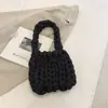 Algodón de relleno moderno DIY lana islandesa gruesa hilo tejido a mano bolsa de mujer cojín manta hilo bolsa coreana venta al por mayor