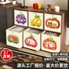 Caja de Almacenamiento Estilo Vintage para Textiles del Hogar, Caja Plegable para Almacenamiento de Ropa, Caja Organizadora de Juguetes para Niños, Cesta de Almacenamiento al por Mayor