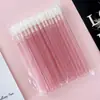 Pincel de Labios Transparente de Cristal Palito Desechable con Flocado Pincel de Labios Portátil Cabezal de Pincel para Mezclar Brillo de Labios Glaseado de Labios Transfronterizo