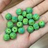 Cuentas antiguas de porcelana alta, magnesita, turquesa, colza, verde pasión, semillas, aproximadamente 9 x 10 mm, accesorios, manual, bricolaje, texto, juego