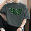 Camiseta blanca de algodón pesado estilo americano de 260 g, camiseta de manga corta de verano para hombre, cuello redondo, camiseta de algodón de media manga