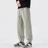 Roupas Masculinas Shanggu Temporada de Primavera Retro Japonês de Alta Qualidade Calças de Moletom Jogger de Malha Soltas Calças Casuais Simples Masculinas