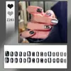 Unhas Usáveis Sexy Flash Personalizadas, Unhas Postiças de Alto Padrão, Adesivos de Nail Art Usáveis Gelo-Transparente, Adesivos de Nail Art Mais Vendidos, Produtos Acabados