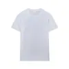 Camiseta Masculina Branca com Caimento Solto, Ombros Caídos, Tendência de Rua Verão, Algodão Puro, Manga Curta, Pesada, Personalizável
