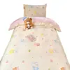 Nuevo Juego de Ropa de Cama de Algodón 100% para Dormitorio de Estudiantes Universitarios de 2026, Funda de Edredón de Algodón Puro, Sábana Plana Individual, Sábana Ajustable, Ropa de Cama