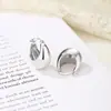Pendientes Anchos de Plata S925 con Forma de Gota de Agua para Mujer Lujo Accesible Pendientes Estilo Pequeña Fragancia Pendientes Transfronterizos Europeos y Americanos Venta al por Mayor