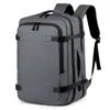 Mochila expansível masculina para atacado transfronteiriço para viagens de negócios e viagens de negócios, mochila estilosa de grande capacidade, bolsa para laptop 16 polegadas
