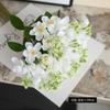 Idílico fresco artificial atado a mano 5-tenedor mango viga Jazmín fotografía de boda sala modelo arreglo floral decoración flor artificial