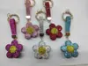 Colgante de llavero de flor linda de arcilla blanda con diamantes completos para coche, decoración de bolsa, superventas transfronterizo, fuente directa de venta al por mayor de fábrica