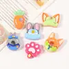 Accesorios de Resina Conejo de Dibujos Animados Zorro DIY Pegamento de Crema Pegatinas para Funda de Teléfono Imanes para Refrigerador Pinzas para el Cabello de Niños Accesorios para el Cabello