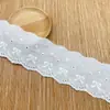 Renda de Algodão com Laço, Renda Bordada Solúvel em Água, Acessórios de Renda para Saias de Roupa Infantil, Fabricante de Renda Exquisita com Fio de Algodão