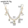 Estilo europeo de moda para mujer, piedra de cristal, corazón rosa, gatito, bolsa de joyería, amuleto, adorno, cadena colgante simple, transfronterizo