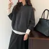 Suéter casual de estilo europeo y americano transfronterizo, corte relajado para mujer, nueva colección otoño/invierno, top de punto suelto y suave