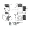 Conector de acero inoxidable 304 engrosado de alta presión de doble rosca interna y externa en ángulo recto CNC de acero inoxidable 304