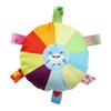 Juguete de frisbee para perros con voz de peluche, interactivo, resistente a las mordeduras molares, para entrenamiento de mascotas, especial para el adiestramiento canino.