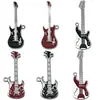 Acessórios de guitarra com estilo punk europeu e americano transfronteiriço com design de gota para DIY hip-hop música colar acessórios para roupas masculinas e femininas Amazon