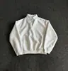 Camisa tipo polo de dos piezas falsas de estilo americano de marca de moda para hombre, camiseta de manga larga interior, cuello de camisa, peso pesado, sudadera con hombros caídos, primavera y otoño