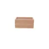 Caja de Regalo Rectangular de Bambú y Madera con Tapa Transparente para Té de Hojas de Bambú Caja de Almacenamiento Caja de Almacenamiento Tapa Cielo y Tierra