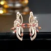 Aretes Largos Florales de Piedras Preciosas Rongxing Transfronterizos, Versión de Piedras Preciosas Multicolor, Aretes Versátiles para Fiestas, En Stock