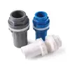 Conector de Entrada/Saída de Água para Aquário Transfronteiriço, Conexão de Tubo de Abastecimento de Água de Plástico PVC Reto com Rosca Interna/Externa para Transbordamento de Aquário
