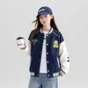 Ropa Infantil Zuoxi Chaqueta de Béisbol para Niños 2026 Nuevo Conjunto de Otoño Abrigo Infantil Chaqueta Estilo Universitario Primavera y Otoño para Niños Mayores