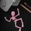 Figura de esqueleto articulado móvil impresa en 3D transfronteriza, juguete móvil, decoración de escritorio creativa abstracta