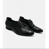 Zapatos de Piel de Punta de Piel de Vaca de Lujo Ligero, Simples, de Gama Alta, Negocios, Moda Estilo Británico, Zapatos de Hombre de Piel Genuina
