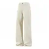 Pantalones Casuales Rectos Estilo Retro Americano Sidalite para Hombre Sueltos Pierna Ancha Largos Estilo Pareja Color Sólido Deportivos de Pierna Ancha