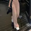 Estilo puramente deseable, nuevo cárdigan con capucha ajustado de primavera y otoño, top de manga larga, chaqueta, pantalones de pierna ancha, moderno conjunto de dos piezas