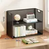 Estante de mesa, pequeno rack de armazenamento multicamadas para uso doméstico, estante simples, armário de quarto, organizador de mesa para estudantes