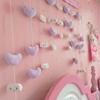 Cortina Decorativa para Puerta de Dormitorio Explosiones ktm Perro Yugui Corazón Morado Alto Valor de Color Corazón de Chica Joven Cortina Colgante para Puerta de Sala de Estar Puerta de Dormitorio Gratis